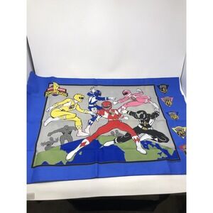 VINTAGE 1994 SABAN Mighty Morphin Power Rangers Pillow Case